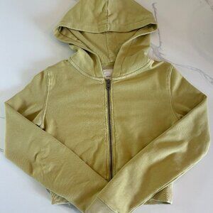 American Eagle Cropped Zip-up Hoodie Women's XS